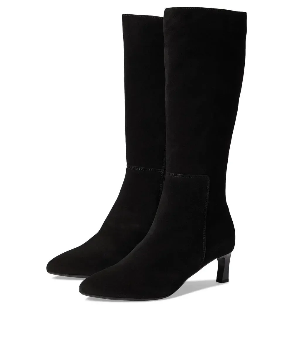 LA CANADIENNE ALISTER BLACK SUEDE 10 M BOOTS